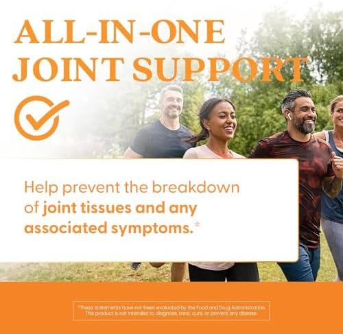 Doctor's Best Vegan Glucosamine Chondroitin MSM - Joint Health Support Supplement for Women & Men, Nutritional Support for Joint Strength, Hair, Skin