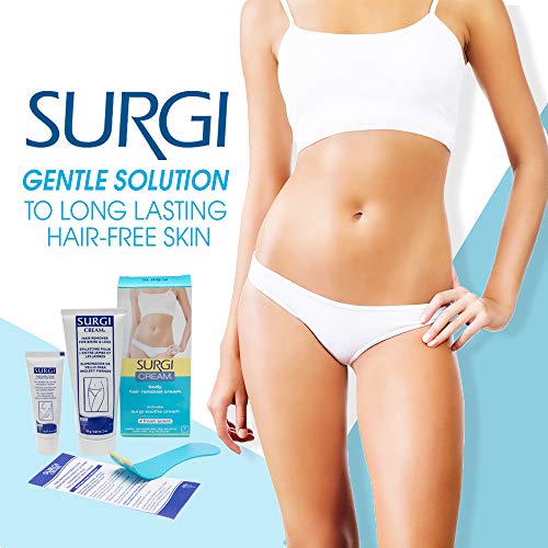 Surgiwax Facial Hair Removal Cream for Women – Depilatory Cream for Face, Neck, & Sensitive Skin, Professional Hair Remover, 1 oz
