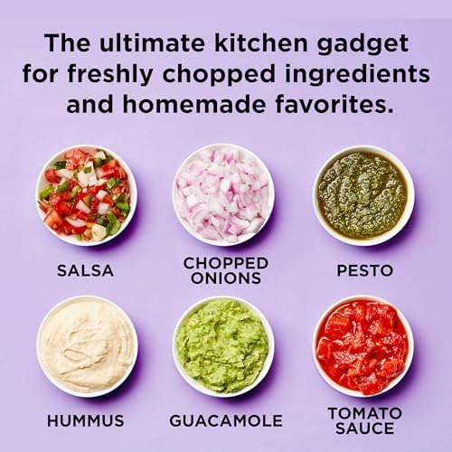 Chef'n VeggiChop Hand-Powered Food Chopper (Arugula), 5.5" x 5.5" x 5"