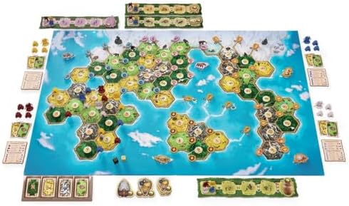 CATAN Histories Settlers of America Board Game - Forge Trails into Rails! Strategy Game, Family Game for Kids & Adults, Ages 14+, 3-4 Players, 120 Min Playtime, Made by CATAN Studio | Forge Trails into Rails, Strategy Game for Kids & Adults, Ages 14+, 3-…