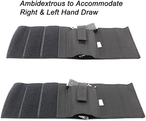 Ankle Holster for Concealed Carry Compatible with G42, 43, 36, 26, Ruger LCP, LC9,and Similar Guns