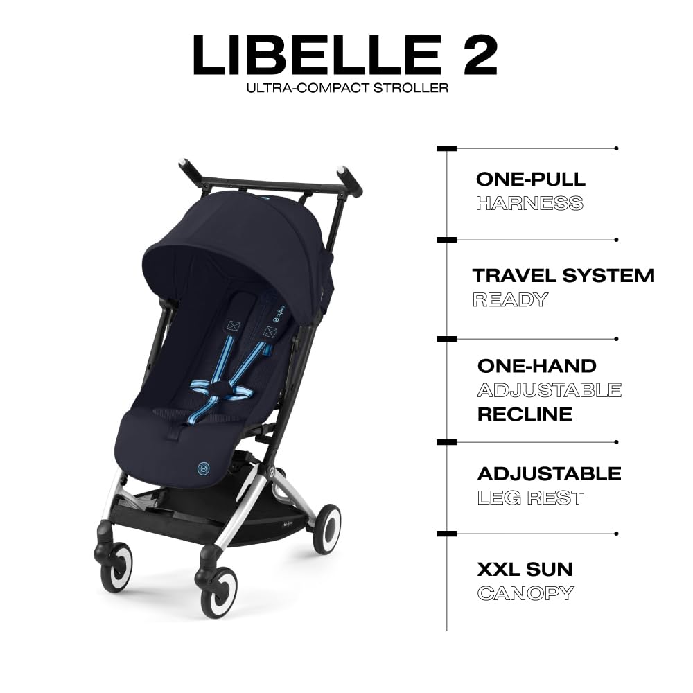 LIBELLE Ultra Lightweight Travel Stroller - Almond Beige