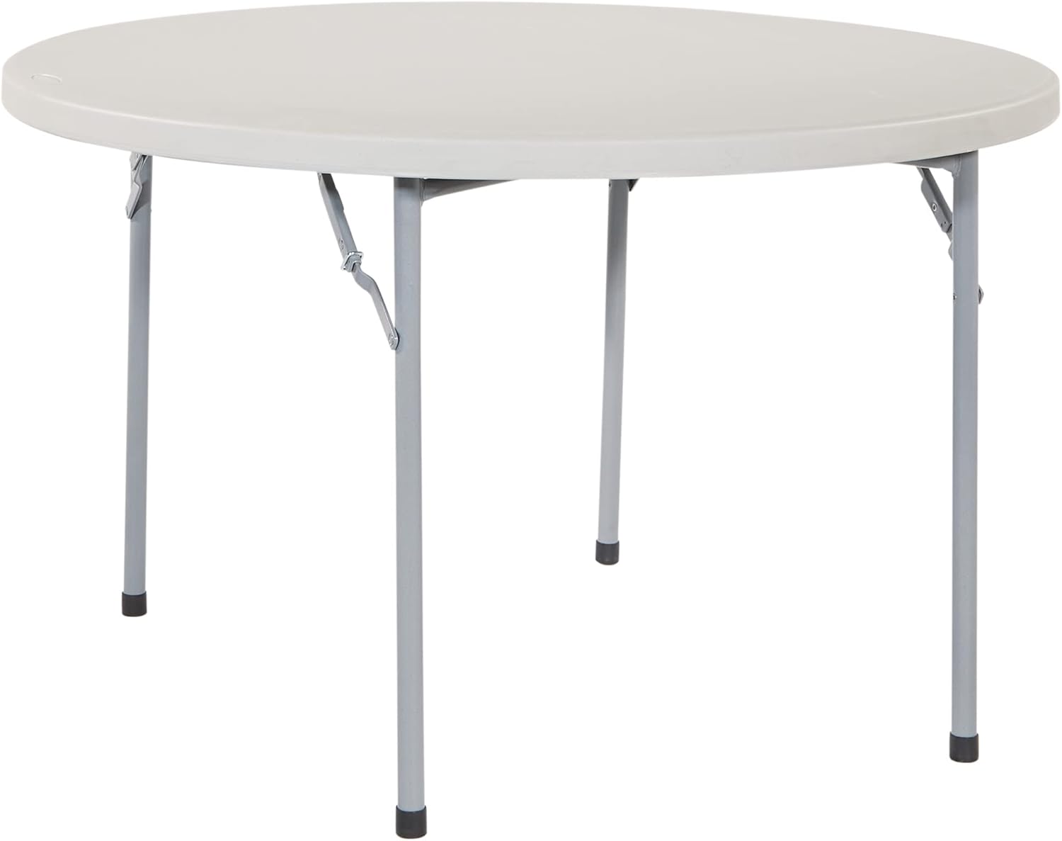 Office Star Resin Multipurpose Round Table, 4-Feet, Grey