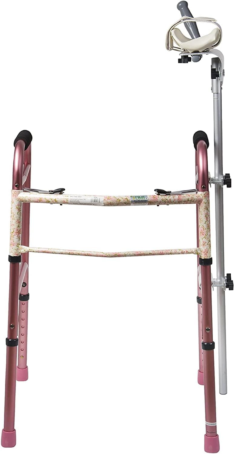 MABIS Walker Platform Attachment With Adjustable Padded Cuff, No Tools Needed, Attaches to Most Walkers, FSA and HSA Eligible