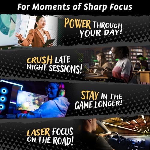 HealthA2Z® PerkUp® Energy Booster, Natural Caffeine 50mg, B Vitamins, Melt-in-Mouth Cubes, Sugar Free, Zero Calorie, Energy, Focus & Productivity