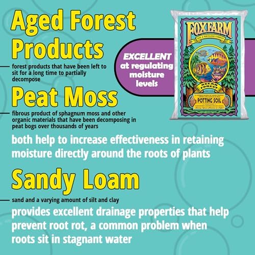 FoxFarm Ocean Forest Potting Soil, 1.5cu ft (Pack of 2) - Light, Aerated Texture, Designed for All Container Plants