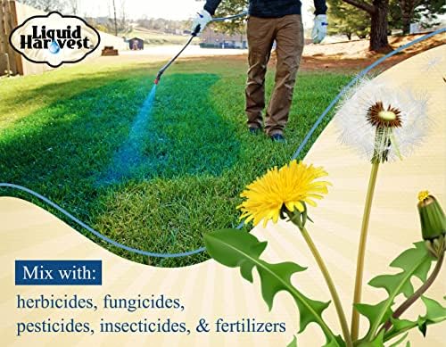 Liquid Harvest Lazer Blue Concentrate Spray Pattern Indicator 32 Ounce & Liquid Harvest Surfactant for Herbicides Non-Ionic 32 Ounce