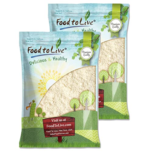 Food to Live - Blanched Almond Flour, 12 Pounds Non-GMO Verified, Finely Milled, Raw, Vegan, Keto, Paleo, Bulk, Low Sodium, Low Carb. Good Source of Fiber, Protein, Vitamin E, Copper.