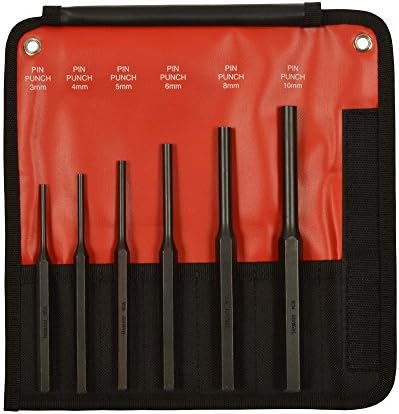 Mayhew 66253 11-Piece Hardened Steel Pin Punch 11 Piece Metric