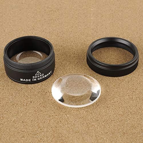 Mini 20X Folding Pocket Magnifier with Metal Case - Portable Reading Magnifying Glass for Inspection, Jewelry, Coins, Hobby, Travel