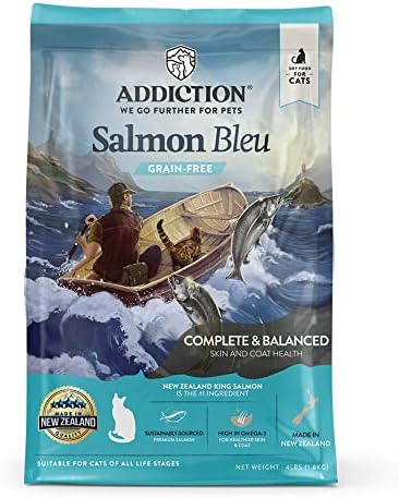 Addiction Viva La Venison Grain-Free Dry Cat Food - with Premium Venison to Support Muscle Development & Maintenance - High-Protein Recipe with Chicken & Low Carb - Made in New Zealand - 4lbs