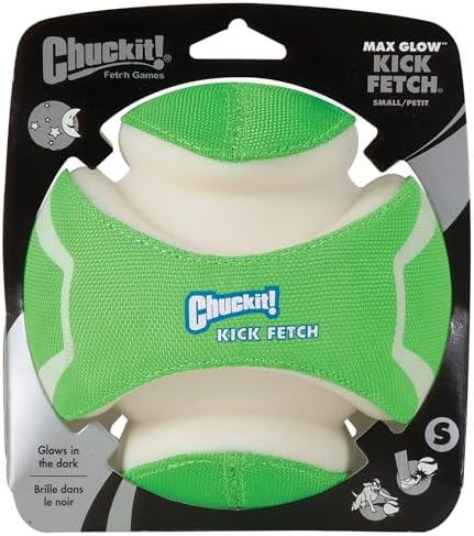 Chuckit! Kick Fetch Ball Dog Toy, Floats in Water, Large 8 Inch Diameter | Durable rubber and foam build, interactive play design, great for pool or lake sessions, built for big breed dogs each day