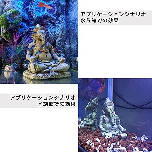 OMEM Ganesh Buddha Statue Fish Tank Decorations Aquarium Ornaments