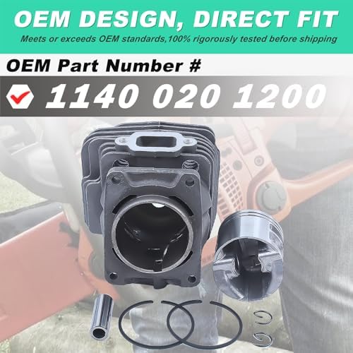 Adefol 47MM Nikasil Cylinder Piston Kit for Stihl MS362 MS362C Chainsaw