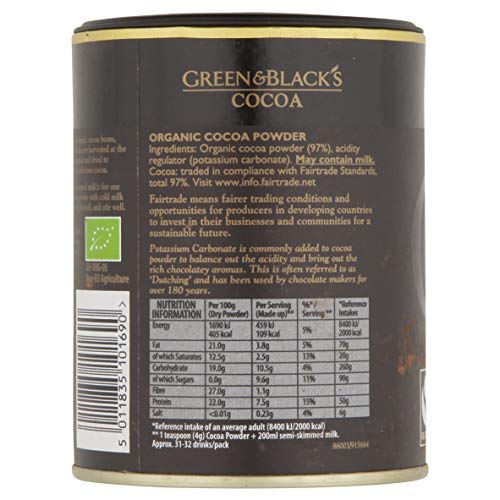 GREEN & BLACKS Organic Cocoa Powder, 125 GR