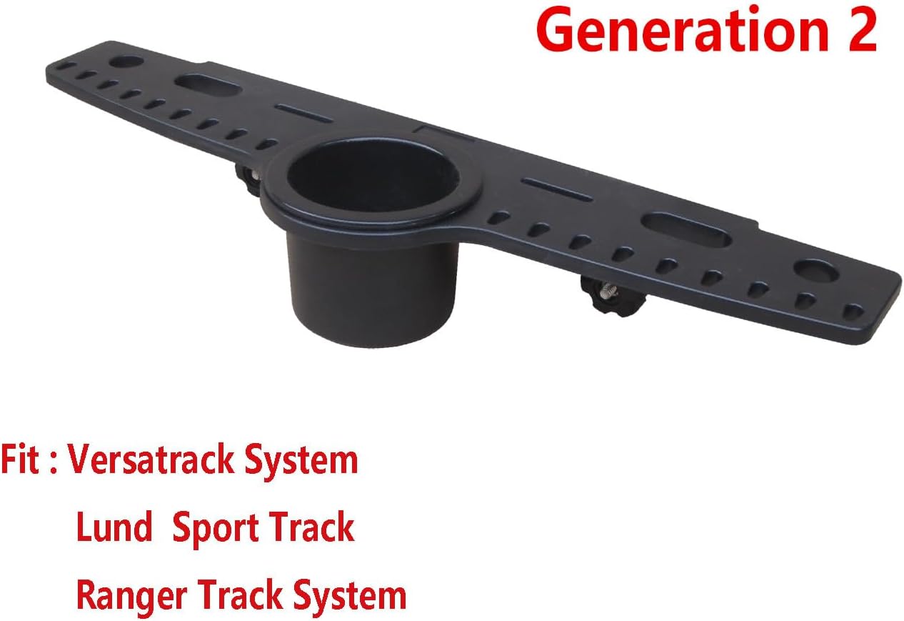 Brocraft Knife and Plier Holder Rig Rack for 90 Degree Boat Track System/Knife and Plier Holder Rig Holder for Versatrack Track/Lund Sport Track