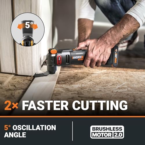 WORX Cordless Oscillating Multi-Tool, 20V Sonicrafter, WX696L