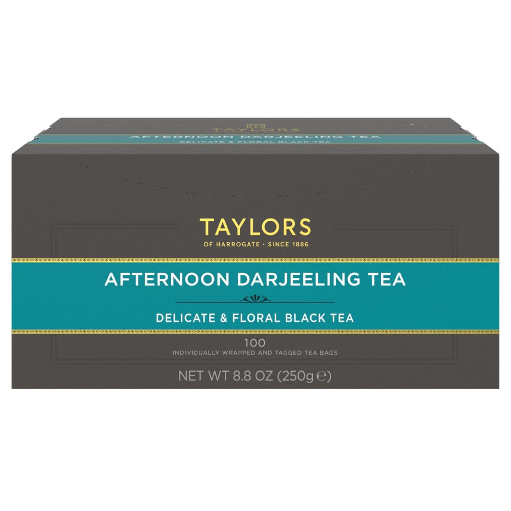 Taylors of Harrogate Green Tea with Jasmine, Individually Wrapped Bags, 20 Count (Pack of 1), Delicate, Floral & Sweet, Caffeinated, Enjoy Hot or Iced, 20 Teabags