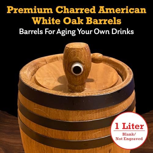 3L Charred Oak Aging Barrel for Whiskey, Rum & Wine