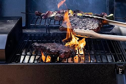 Pit Boss 150 Battery Powered Wood Pellet Grill & Smoker with Flame Broiler 256-Sq. In. Cooking Space, 180°F to 500°F Temperature Range