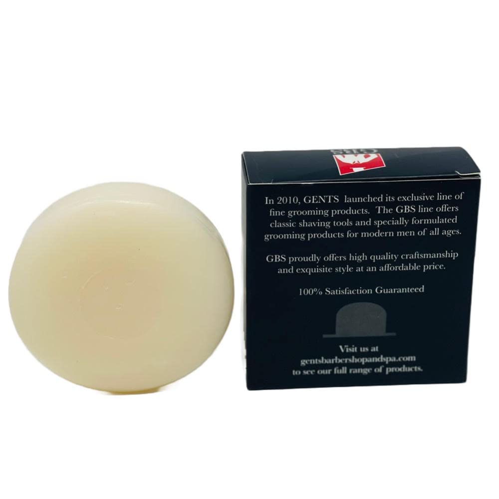 GENTS Men’s Shave Soap, 97% Natural Cedar Pine Scent, Rich Lather Wet Shaving, Traditional Shaving Soap for Men, 3oz Puck