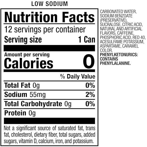 Big Red Zero Sugar Soda, 12 fl oz cans, 12 pack