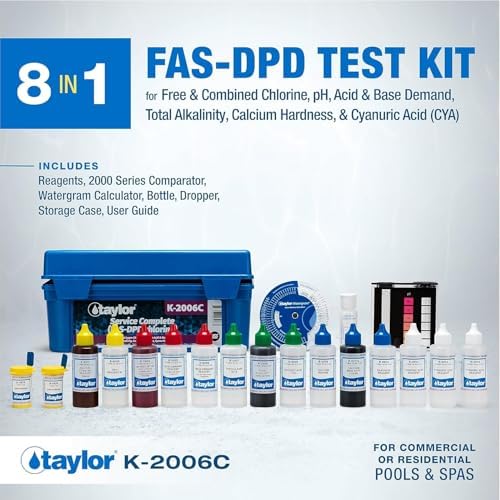 Taylor Service Complete Pool Water Test Kit K-2006C