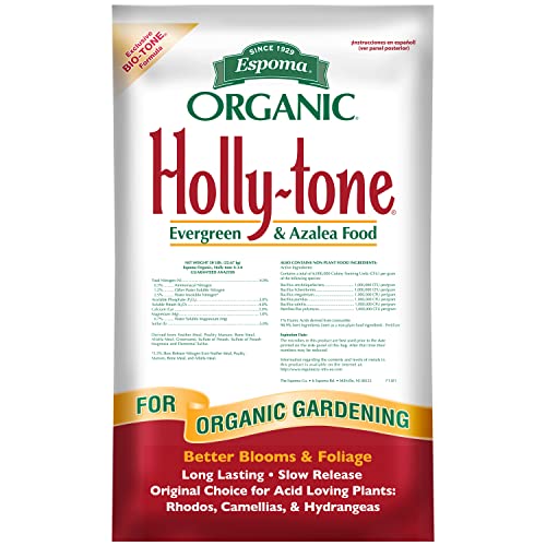 Espoma Organic Holly-Tone 4-3-4 Natural & Organic Evergreen & Azalea Plant Food, 50 lb. Bag