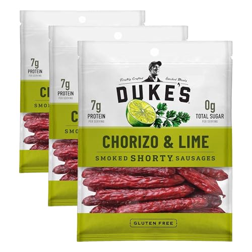 Duke's Pork Chorizo & Lime Smoked Shorty Sausages, 5 oz.