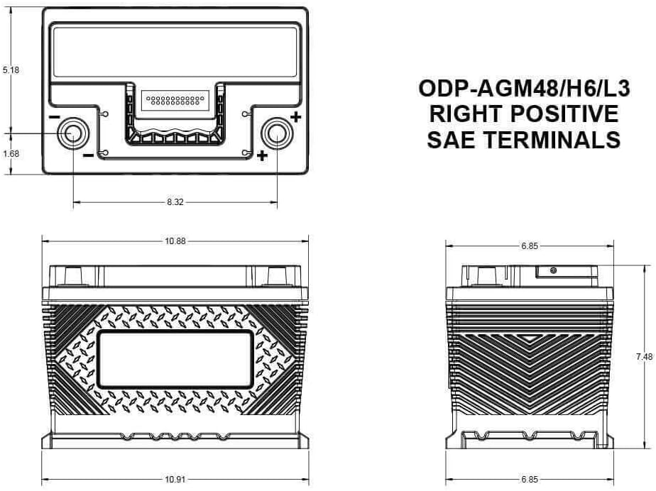 Odyssey Battery 0752-2020 lead_acid_battery