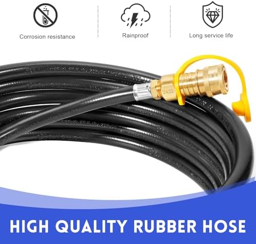 GasSaf 12ft Propane Regulator with Hose