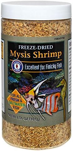 San Francisco Bay Brand Freeze-Dried Mysis Shrimp - Premium Fish Food for Live Fish, Shrimp Food