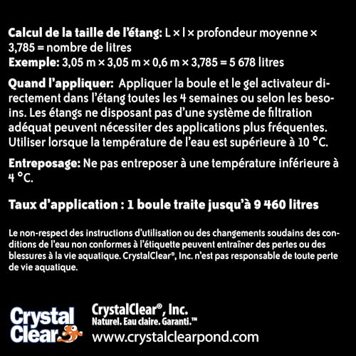 CrystalClear PondShock Ball Freshwater Clarifier