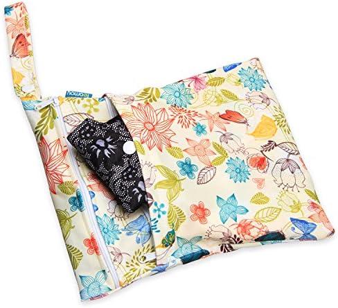 Teamoy 11.6" Reusable Menstrual Pads, Cloth Sanitary Pad, Panty Liners | Washable, Super-Absorbent, Soft and Comfortable