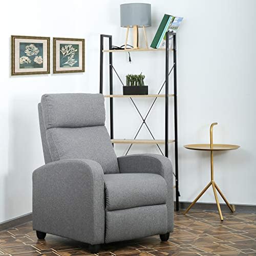 FDW | Recliner Chair | with 2 Point Massage Function | Black, PU Leather