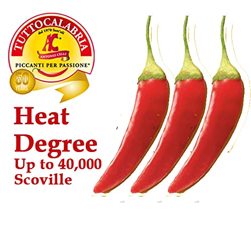 TUTTOCALABRIA Whole Calabrian Chili Peppers in Oil, Club Pack