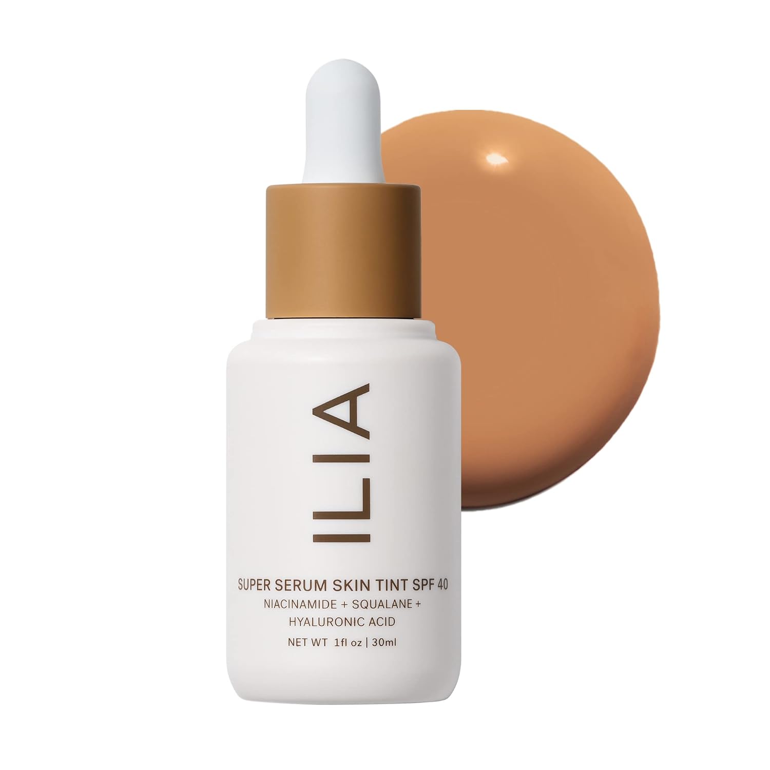 ILIA - Super Serum Skin Tint SPF 40 (Diaz ST7, 1 fl oz | 30 ml)