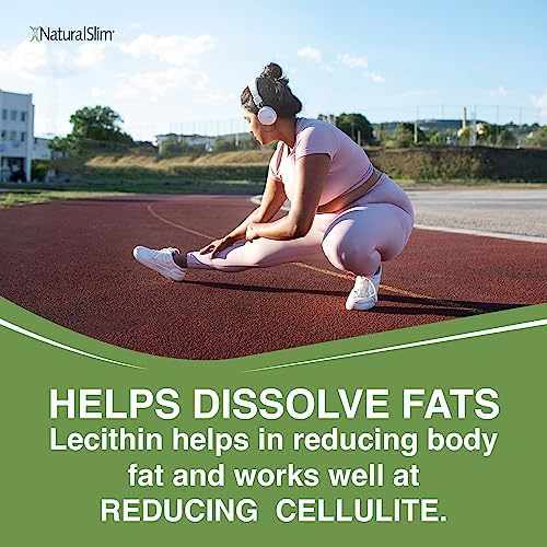 NaturalSlim Natural Soy Lecithin Granules with Choline, 1 Pound | Pure and Fresh Granulated Lecithin Supplement for Cleansing and Cognitive Support