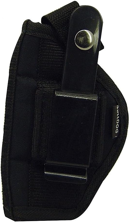 Bulldog Cases Nylon Hip Holster|Sizes for Revolver and Semi-Auto| Fits Glock, S&W, Ruger, Springfield, Taurus |