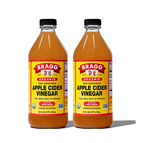 Bragg Organic Apple Cider Vinegar, Raw, Unfiltered, With The Mother, 128 oz