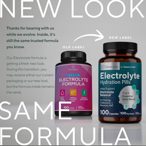 Premium Electrolyte Capsules – Support for Keto, Low Carb, Rehydration & Recovery - Electrolyte Replacement Tablets – Includes Electrolyte Salts