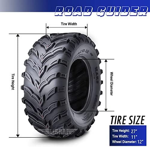 ROADGUIDER ATV Mud Tire 22x10-9 6PR for Honda Recon 250 Suzuki Ozark 250