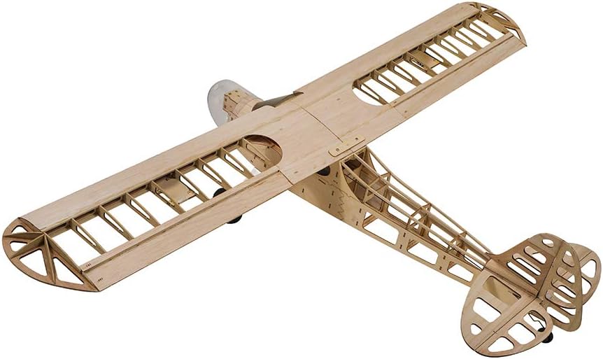Viloga RC Balsa Airplane Kit Piper Cub J3, Laser Cut 46" Wooden Model Airplanes Kits to Build for Adults