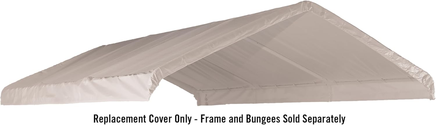 ShelterLogic SuperMax All Purpose Outdoor 12 x 26-Feet Canopy Replacement Cover for SuperMax Canopies (Cover Only, Frame Not Included)