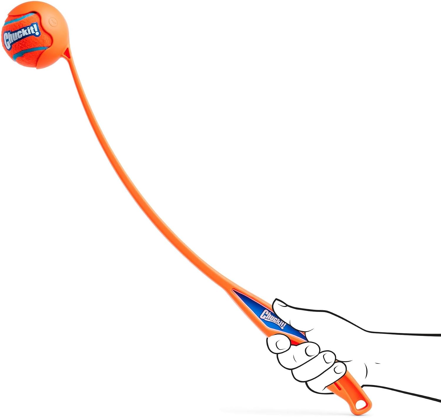 Chuckit! Pro 26L Dog Ball Launcher, 26" Length, Includes Large Ball (3") For Dogs 60-100 Pounds