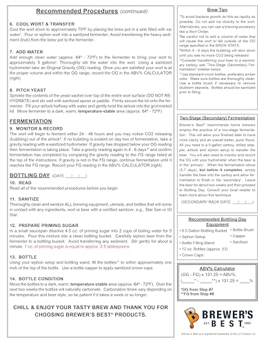 Brewer's Best Double IPA Beer Ingredient Kit