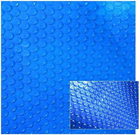 Blue Wave 16x32-ft Rectangle Solar Pool Cover 12-Mil Blue – Solar Cover for Above Ground Pool & Inground Pool, Thermal Bubble Blanket for Heat Retention & Reduced Evaporation