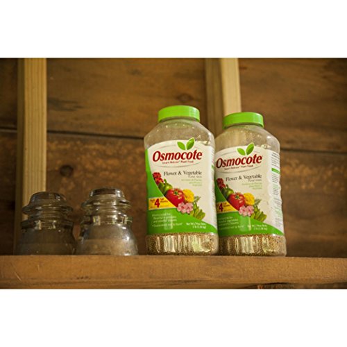 Osmocote 4 Month 14-14-14 Slow Release Vegetable & Flower Plant Food Fertilizer, 4.5 Lbs. - Pack of (2)