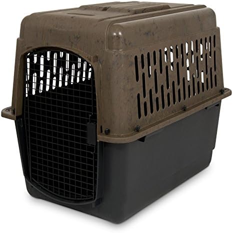 Petmate Ruffmaxx Camouflage Dog Kennel Pet Carrier & Crate 40" (70-90 Lb), Outdoor and Indoor for Large, Medium, and Small Dogs - Made from Recycled Material w/ 360-Degree Ventilation, Made in USA