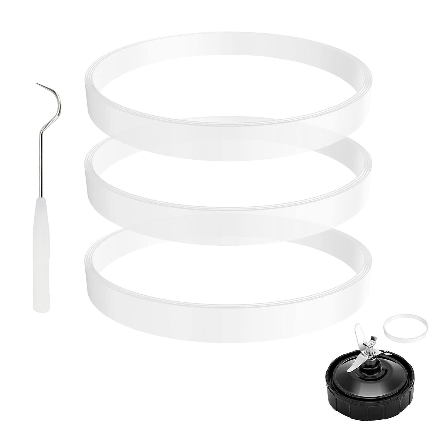 3.94-inch Blender Rubber Gaskets Fit for Ninja Blender, 5 Pack